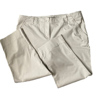 Women's Tommy Bahama Cropped Pant Beige Size 16